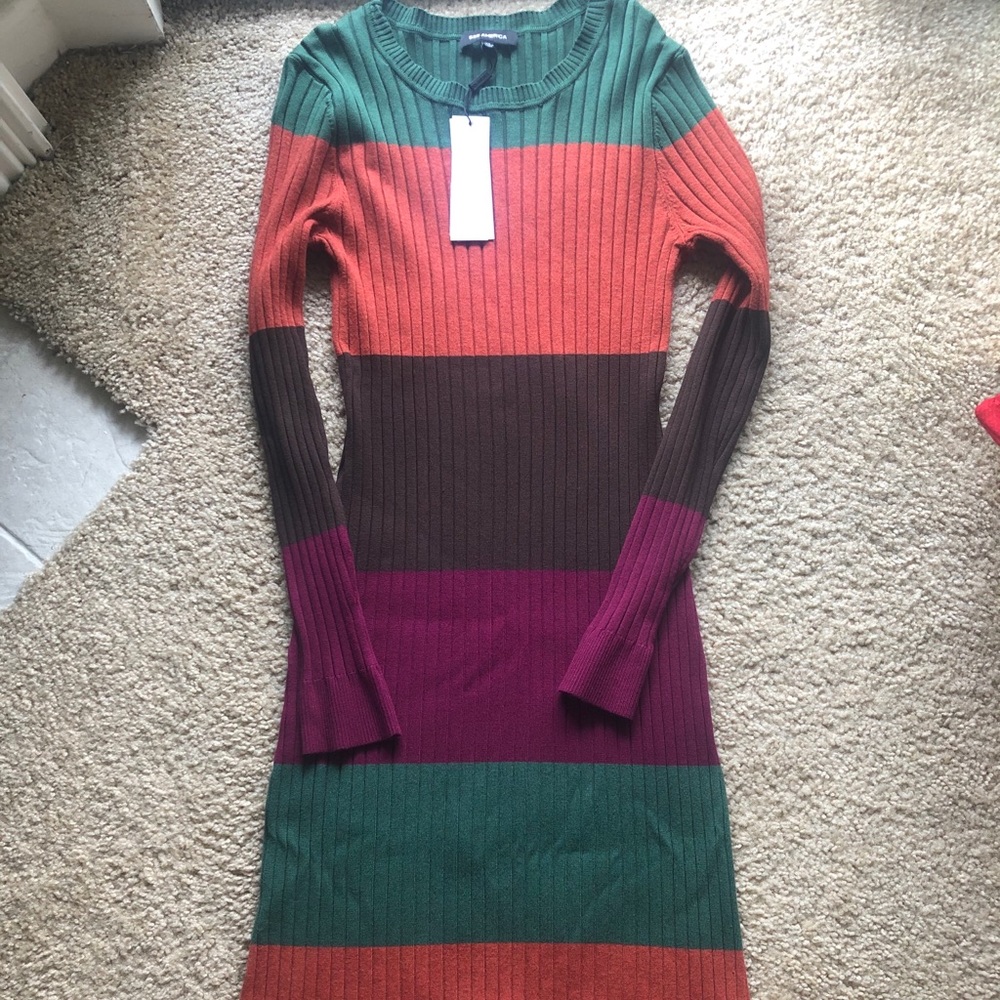525 America Colorblock Dress, Size XS